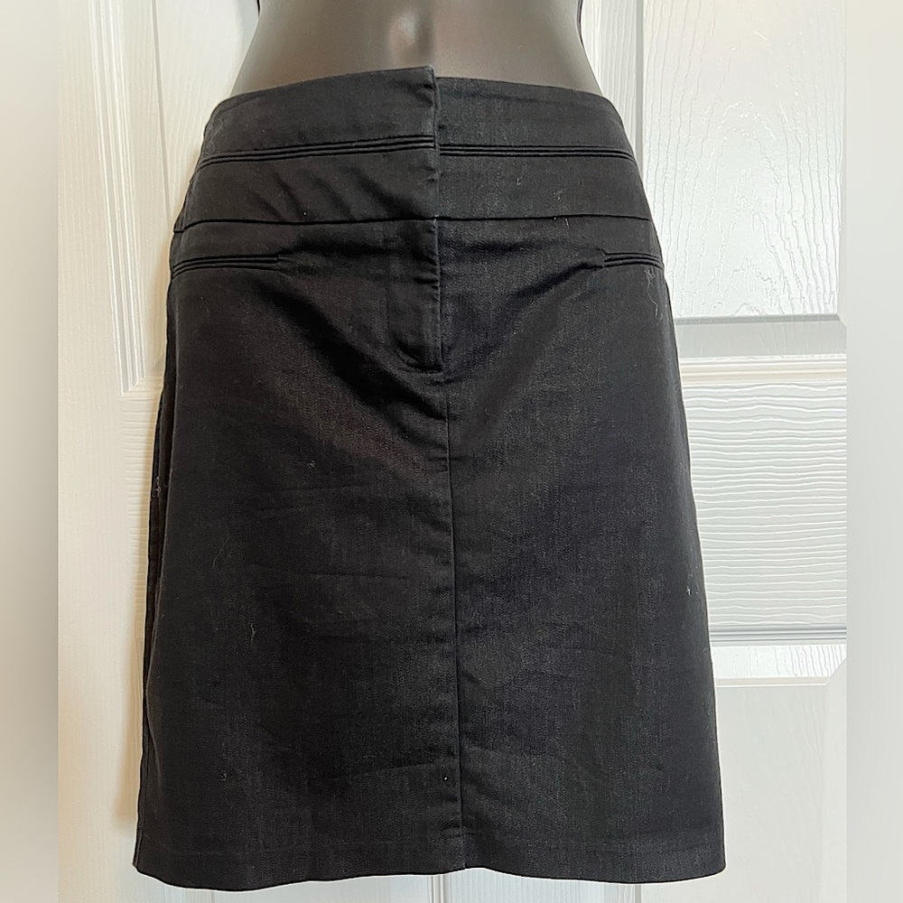 Forever XXI Vintage “Denim-style” Pencil Skirt- Medium/ Black